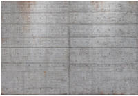 Komar Fototapete "Concrete Blocks - Gr&ouml;&szlig;e 368 x 254 cm" bedruckt glatt Wohnzimmer,