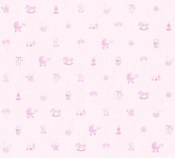 A.S. Creation Little Stars Spielzeug 10,05 x 0,53 m rosa (35854-1)