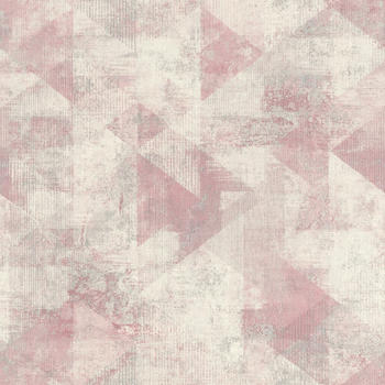 Rasch Hyde Park Geometrisch rosa 10,05 x 0,53 m (411508)