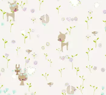 A.S. Creation Boys & Girls 6 10,05 x 0,53 m braun beige grün (36988-1)