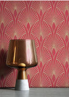 living walls Vliestapete "New Walls 50s Glam Art Deco Optik" Barock gemustert 
