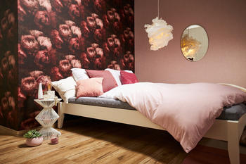Livingwalls New Walls Romantic Dream mit romantischen Rosen - floral, rot (11187966)
