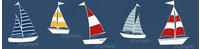 A.S. Cr&eacute;ation Bord&uuml;re "Sailor Friends" Motiv abstrakt naturalistisch glatt Tapete