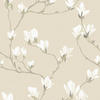 LAURA ASHLEY Vliestapete »Magnolia Grove«, gemustert, FSC® zertifiziert, mit