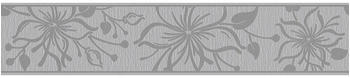 A.S. Creation Bord&uuml;re Blume grau 5 m x 13 cm (3466-67)