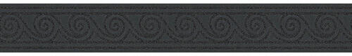 A.S. Creation Bordüre Wellen schwarz Glitzer 5 m x 8 cm (3840-41)