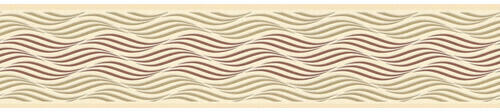 A.S. Creation Bordüre Wellen beige braun 5 m x 13 cm (3841-33)