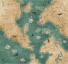 Komar Vliestapete »Old Travel Map«, 300x280 cm (Breite x Höhe)