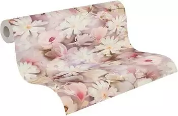 Livingwalls Pint Walls Blumen floral Rosa (38722-2)