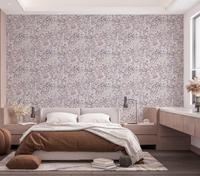 Marburg Vliestapete "Flower" matt gepr&auml;gt Blattmotiv moderne Tapete f&uuml;r Wohnzimmer