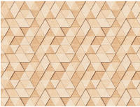 living walls Fototapete "The Wall" 3D-Optik geometrisch matt glatt Fototapete