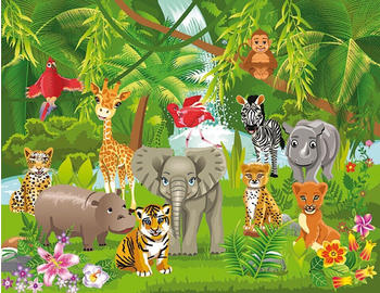 PaperMoon Kids Jungle Animals 300 x 223 cm