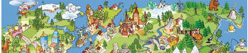 PaperMoon Kids World Map 200 x 149 cm