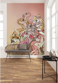 Komar Flamingos and Lillys 200 x 280 cm