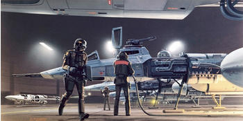 Komar Star Wars Classic RMQ Yavin Hangar 500 x 250 cm