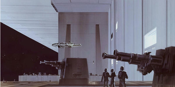 Komar Star Wars Classic RMQ Death Star Hangar 500 x 250 cm