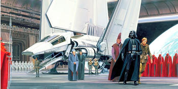 Komar Star Wars Classic RMQ Death Star Shuttle Dock 500 x 250 cm