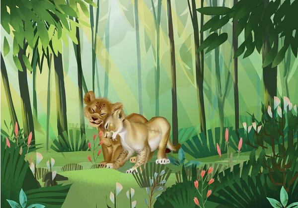 Komar Lion King Love 200 x 280 cm