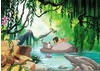Komar Fototapete »Jungle book swimming with Baloo«, 368x254 cm (Breite x Höhe),