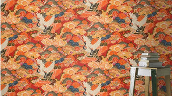 Rasch Kimono Exotic bunt (409345)