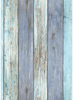Erismann Tapete Holzoptik in blau (1020008)