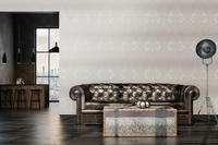 living walls Vliestapete "My Home My Spa" Barock Glitzermuster ornamental glatt