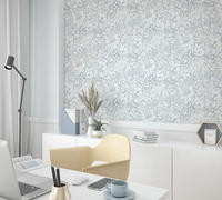 Marburg Vliestapete "Flower" matt gepr&auml;gt Blattmotiv moderne Tapete f&uuml;r Wohnzimmer
