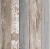 vtwonen Vliestapete »Holzbohlen«, Holz, Grau - 10m x 52cm