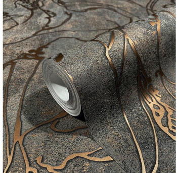 Marburg Tapeten Squirm rosegold (kupfer) Tapeten Betonoptik (46665639-0)