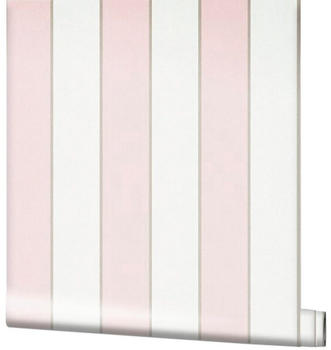 Marburg Tapeten Streifen schimmernd (1 St) gut lichtbeständig hochwaschbeständig weiß/rosa (38822253-0)
