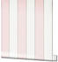 Marburg Tapeten Streifen schimmernd (1 St) gut lichtbeständig hochwaschbeständig weiß/rosa (38822253-0)