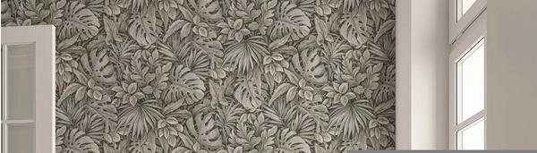 Marburg Tapeten botanisch floral matt (1 St) Blattmuster gut lichtbeständig hochwaschbeständig braun (45223719-0)