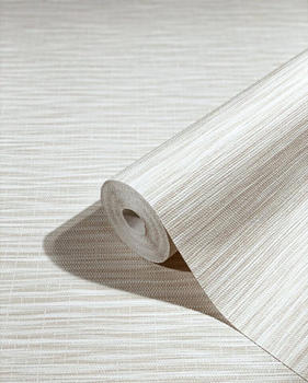 Marburg Tapeten gestreift matt unifarben mit Farbeinsätzen (1 St) gut lichtbeständig hochwaschbeständig weiß/beige (99093669-0)