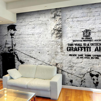 Artgeist Banksy - Graffiti Area 250x175 cm