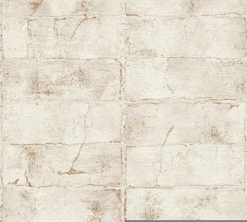 Rasch Concrete steine rot weiß 10,05 x 0,53 m (520149)
