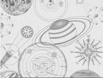 Komar Cosmos Sketch 300 x 280 cm (IAX6-0017)