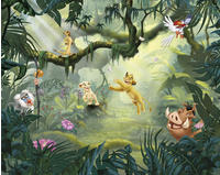 Komar Vliestapete "Digitaldruck Vlies - Lion King Hakuna Matata - Gr&ouml;&szlig;e 350 x 280