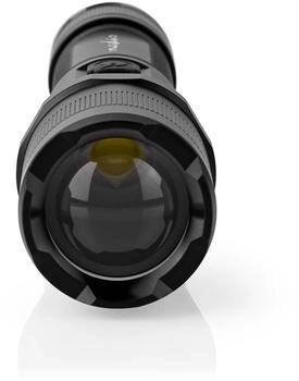 Nedis LED-Taschenlampe mit Vollmetallgehäuse Schwarz (LTRR10WBK)