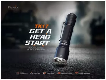 Fenix TK17 Taktische LED Taschenlampe 3600 Lumen (FETK17)