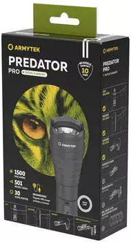 Armytek Predator Pro Magnet USB White LED Taschenlampe (F07301C)