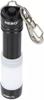 Nebo Poplite LED-Taschenlampe Schlüsselanhänger schwarz (NE6557)