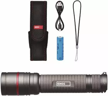 EMOS Taschenlampe mit Fokus 600 (P3180)