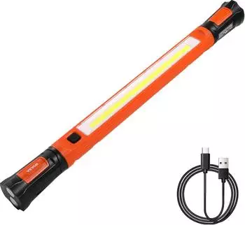 VEVOR Werkstattlampe LED 1250lm 6000mAh wiederaufladbar magnetisch