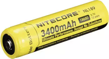 Nitecore 18650 Li-Ion Akku 3,7V 3400 mAh