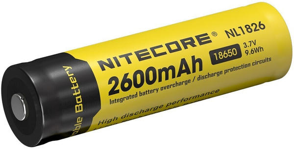 Nitecore Li-Ion Akku 18650 2600mAh NL1826