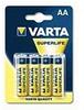 Varta 02006101414, Varta Batterie Zink-Kohle, Mignon, AA, R06, 1.5V Superlife,...