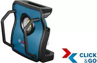 Bosch Baustrahler GLI 18V-10000 C, LED, f&uuml;r 18 V Akkus, IP64 Spritzwasserschutz,