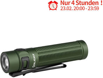OLight Baton 3 Pro Max Aufladbare EDC Taschenlampe (O-BATON3PROMAX-ODG) grün