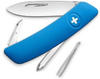 SWIZA Taschenmesser D01, 6 Funktionen, blau, mit Feststellklinge