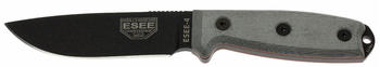 ESEE Knives Model 4 black blade